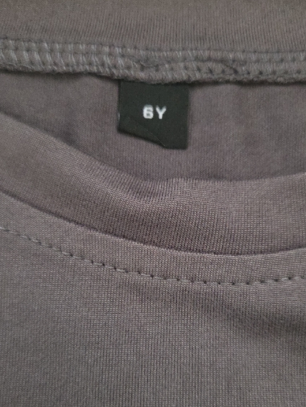 SHEIN Gray Kids T-Shirt with Chicken JOCKEY Pocket & Full Back Graphic - Picture 3 of 4